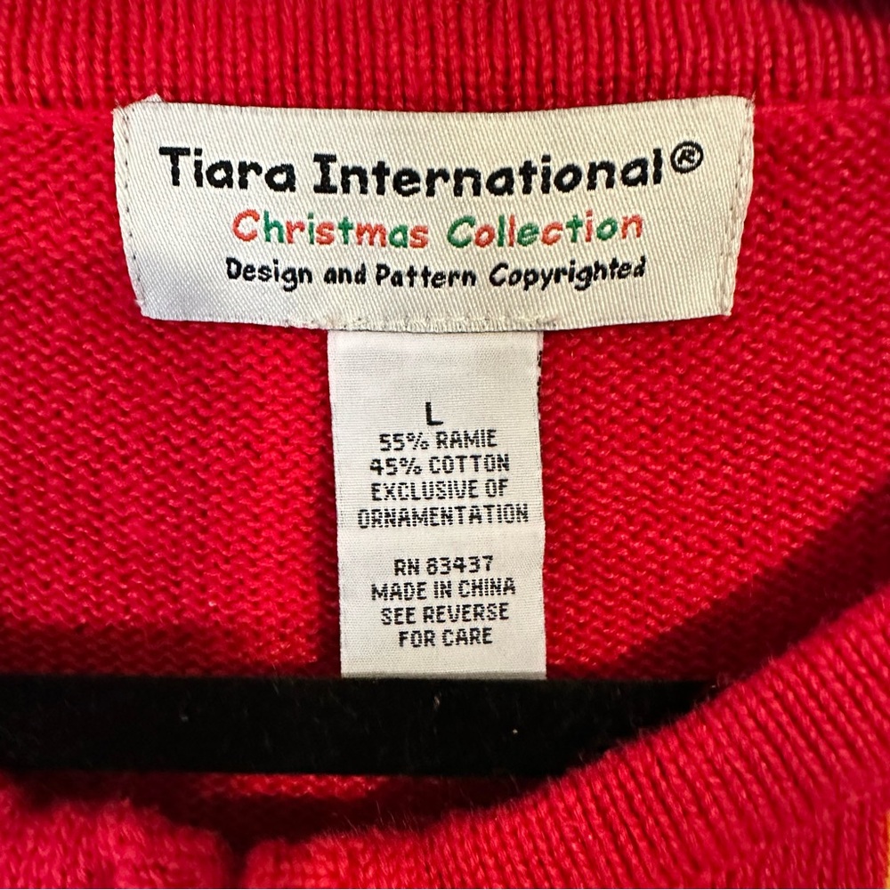 Holiday Snowman Red Sweater - Picture 6 of 10